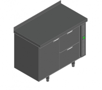 Стол с охлаждающим шкафом Hicold Sn 12/Tn P без агрегата