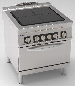 Плита 4 конфорочная 740 серии Tecnoinox Pfu8E7 716107