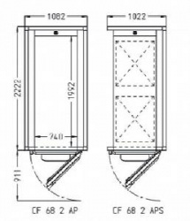 Купить камера расстоечная pavailler cf 68 2 aps 60x80 1дверь/2тележки – цена от завода, доставка до двери | RuOborudovanie.ru