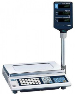 Весы торговые Cas AP-1 30M BT (30кг, 5/10г) память 7 цен, увелич.платф. электронные настольные
