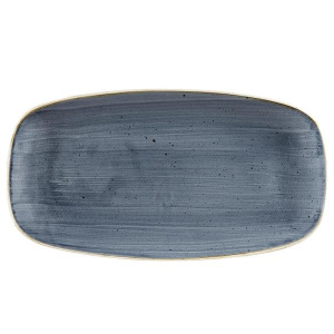 Блюдо прямоугольное Chefs 35,5Х18,9СМ, без борта, Stonecast, цвет Blueberry Sbbsxo141