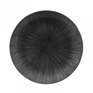 Тарелка мелкая 26СМ, без борта, цвет Agano Black, Studio Prints Agblev101