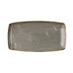 Купить блюдо сервировочное 35х18,5см, без борта, stonecast, цвет peppercorn grey spgsop141 – цена от завода, доставка до двери | RuOborudovanie.ru