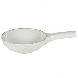 Купить сковорода "wok" d 14см 0,37л, порционная, stonecast, цвет barley white swhspn11 – цена от завода, доставка до двери | RuOborudovanie.ru