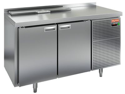 Стол для салатов Hicold SL1-11GN (1/3) (+2+10), 2 двери, 1390х700х850мм