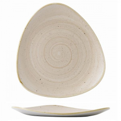 Тарелка мелкая треугольная 22,9СМ, без борта, Stonecast, цвет Nutmeg Cream Snmstr91 – купить в RuOborudovanie.ru с доставкой до двери Купить тарелка мелкая треугольная 22,9см, без борта, stonecast, цвет nutmeg cream snmstr91 – цена от завода, доставка до двери | RuOborudovanie.ru