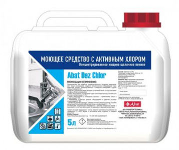 Средство моющее Abat Dez Chlor арт.12000137199 (5л) концентр. для производсводственных помещений