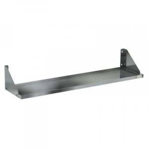 ПР-150/30 Полка настенная перфорированная (нерж. сталь aisi 430) 1500х300х200