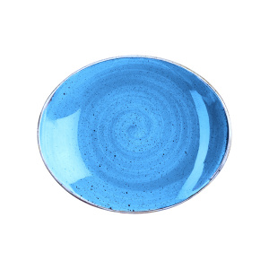 Блюдо овальное 19,2СМ, без борта, Stonecast, цвет Cornflower Blue Scfsop71