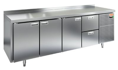 Стол охлаждаемый Hicold GN 1112/TN (-2+10), 3 двери, 2 ящ, 2280х700х850