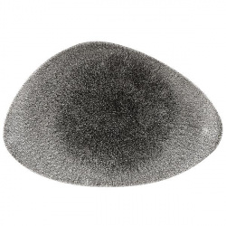 Купить блюдо треугольное chefs 30х20см, без борта, цвет raku quartz black, studio prints rkbqtc301 – цена от завода, доставка до двери | RuOborudovanie.ru