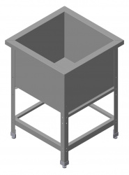 Купить ванна моечная t&t вмс-э/1-5,3/5,3 – цена от завода, доставка до двери | RuOborudovanie.ru