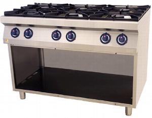 Плита 6 конфорочная 900 серии Kogast Ps-T69/P 55893 газ