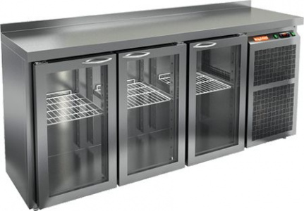 Стол с охлаждающим шкафом с Стекл.Двер.Hicold Bng 111 Br2 Ht