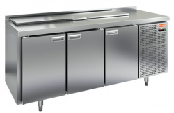 Стол для салатов Hicold SL2-111GN (1/6) (+2+10), 3 двери, 1835х700х850мм