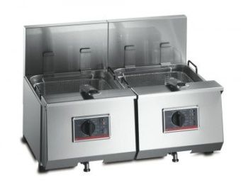 Фритюрница Fri Fri Profi+8 + 8(650963) c 2 ванной 2x8-9.5л электрическая настольная – купить в Краснодаре по цене завода