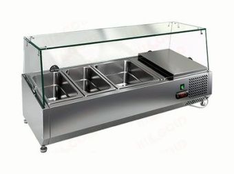 Витрина для ингридиентов Hicold VRTG 1390 [284241] настольная со стеклом – купить в Краснодаре по цене завода