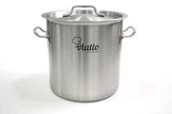 Кастрюля 12 л нерж Viatto 101302 – купить в Краснодаре по цене завода