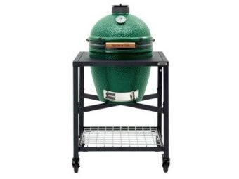 Комплект оборудования Big Green Egg: гриль L+подставка мобильная с рукоятью Big Green Egg 117632+120 – купить в Краснодаре по цене завода