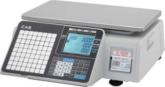 Весы торговые Cas CL3000J-15B (TCP-IP) с печатью этикеток (80мм) без стойки – купить в Краснодаре по цене завода