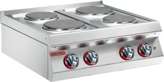 Плита электрическая с 4 конфорками Angelo Po 1G0PE1, настольная – купить по цене завода