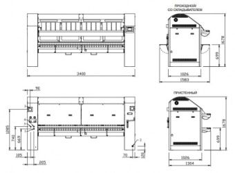 Гладильный каландр Imesa MC/M 2500/50 – купить в Краснодаре по цене завода