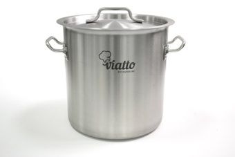 Кастрюля 12 л нерж Viatto 101302 – купить в Краснодаре по цене завода