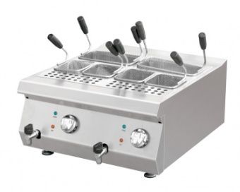 Макароноварка Kocateq 1M0CP1E (2х9л) электр.настольная с 6 порц.корзинами – купить в Краснодаре по цене завода