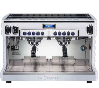 Кофемашина-автомат Carimali bubble e2 2 высокие группы, экономайзер, белая (bu-e2-h-02_w) – купить в Краснодаре по цене завода