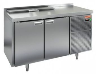 Стол для салатов Hicold SL1-11SN (1/3) (+2+10), 2 двери, 1390х600х850мм – купить по цене завода