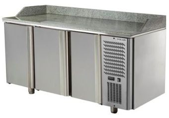 Стол для пиццы c 3 дверьми для формата GN1/1 Polair TM3GNpizza-G – купить по цене завода