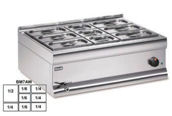 Мармит настольный 1*GN1/2 + 4*GN1/4 + 3*GN1/6 Lincat BM7AWFL – купить в Краснодаре по цене завода
