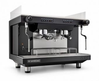 Кофемашина Sanremo Zoe SED (автомат) 2 высокие гр. чёрная – купить в Краснодаре по цене завода
