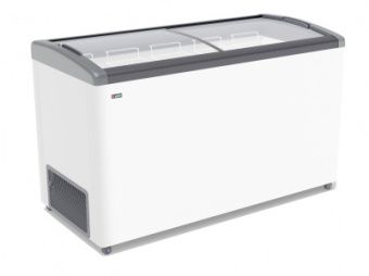 Ларь морозильный Frostor Gellar FG500E гнутое стекло серый – купить в Краснодаре по цене завода