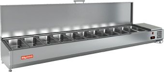 Витрина Vrtu 2280 для стола Hicold Pz3 – купить в Краснодаре по цене завода
