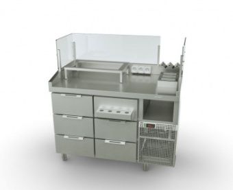 Станция для бургеров и хот-догов Атеси Бавария БХС-1235.700-02 арт.313751 – купить в Краснодаре по цене завода