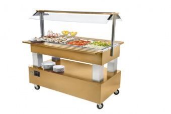 Салат-бар холодильный Roller Grill Sb 40 F светлый дуб – купить в Краснодаре по цене завода