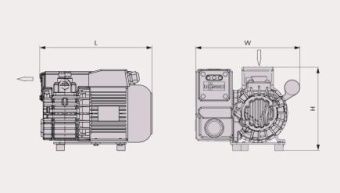 Насос вакуумный Busch 16M3/H 0300.01600 – купить по цене завода