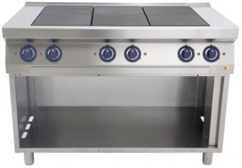 Плита 6 конфорочная Kogast Es-T67/P 700 серии – купить в Краснодаре по цене завода