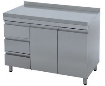 Стол технологический с ящиками СТ-С-1-1200.600-02-Р-3Л (СТ-3/1200/600) – купить по цене завода