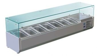 Витрина холодильная для ингредиентов 7хGN1/3 -150 мм Koreco VRX1600380(395II) – купить в Краснодаре по цене завода