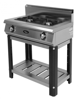 Плита газовая Grill Master Ф2ЖТЛПГ ГАЗ (50014) на подставке 2конф.чугун 13кВт 800х500х1050 – купить в Краснодаре по цене завода