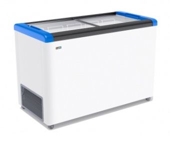 Ларь морозильный Frostor Gellar FG400C прямое стекло синий – купить по цене завода