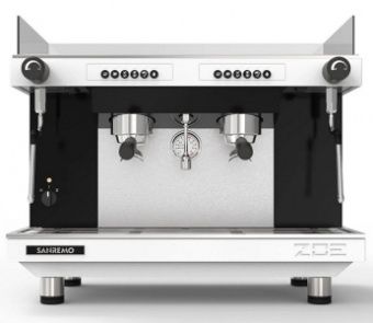 Кофемашина Sanremo Zoe Tall 2 гр. 220В автомат бело-чёрная – купить по цене завода
