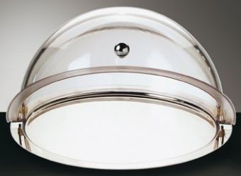 Поднос для нарезки D38См H21См, с крышкой Roll-Top, нерж.сталь и пластик 09080Aps – купить по цене завода