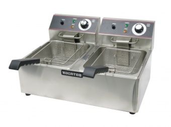 Фритюрница Kocateq EF112NW 2 ванны 11+11л электрическая – купить в Краснодаре по цене завода