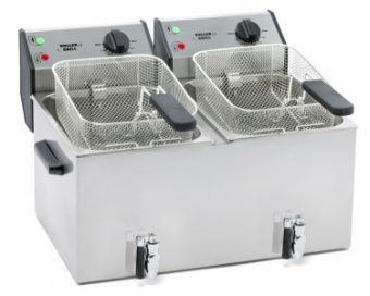 Фритюрница Roller Grill FD 80 DR (2х8л) электр. 7,2кВт с 2кранами для слива масла – купить в Краснодаре по цене завода
