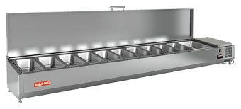 Витрина Vrtu 2360 для стола Hicold Pz4 – купить в Краснодаре по цене завода